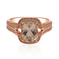 Gouden ring met een morganiet