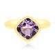 Zilveren ring met een lavendel amethist (MONOSONO COLLECTION)