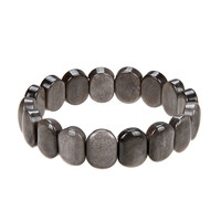 Armband met obsidiaanstenen