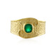 Zilveren ring met een Groene onyx