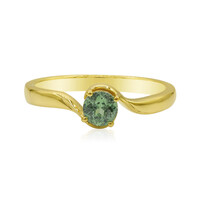 Gouden ring met een Madagaskar Demantoid (John Ferry)