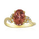 Gouden ring met een Congo Neon Toermalijn (Smithsonian)