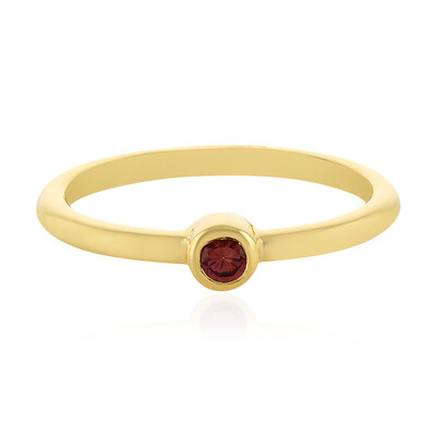 Zilveren ring met een edele rode spinel