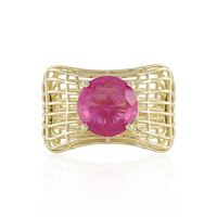 Gouden ring met een Madagaskar Roze Saffier (Ornaments by de Melo)