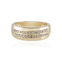 Gouden ring met I2 Bruine Diamanten (KM by Juwelo)