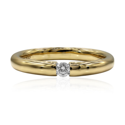 Gouden ring met een IF Diamant (D) (Annette)