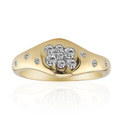 Gouden ring met Diamanten SI1 (G)