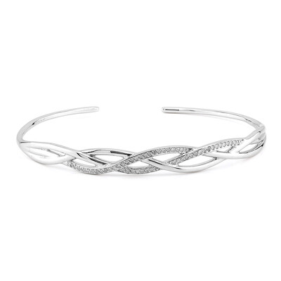 Zilveren armband met I3 (I) Diamanten