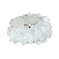 Accessoire met een witte kwarts (Lapis Vitalis)