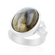 Zilveren ring met een labradoriet (MONOSONO COLLECTION)