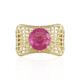 Gouden ring met een Madagaskar Roze Saffier (Ornaments by de Melo)