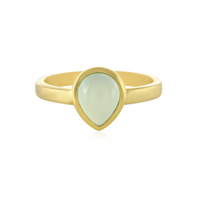 Zilveren ring met een Aqua Chalcedoon