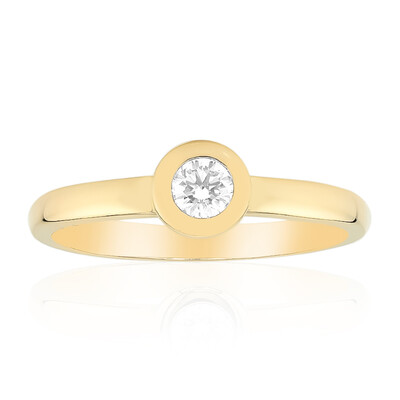 Gouden ring met een Diamant SI1 (G) (Annette)