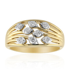 Gouden ring met Diamanten SI1 (G)