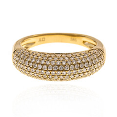 Gouden ring met Loepzuivere (F) Diamanten (LUCENT DIAMONDS)