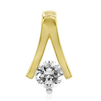 Gouden hanger met een Diamant SI1 (G)