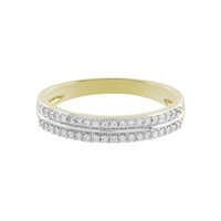 Gouden ring met Loepzuivere (F) Diamanten (LUCENT DIAMONDS)