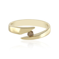 Gouden ring met een I3 Champagne Diamant (de Melo)