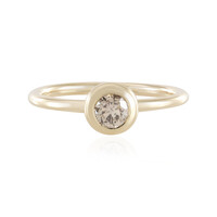 Gouden ring met een I2 Bruine Diamant