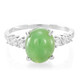 Zilveren ring met een keizerlijk chrysopraas