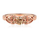 Gouden ring met een VS1 Argyle-Rose de France-Diamant (Annette)