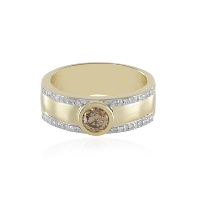 Gouden ring met een I2 Champagne Diamant (de Melo)