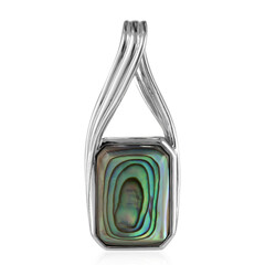 Zilveren hanger met een Abalone schelp