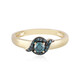 Gouden ring met een I2 Blauwe Diamant