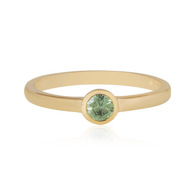 Gouden ring met een demantoid