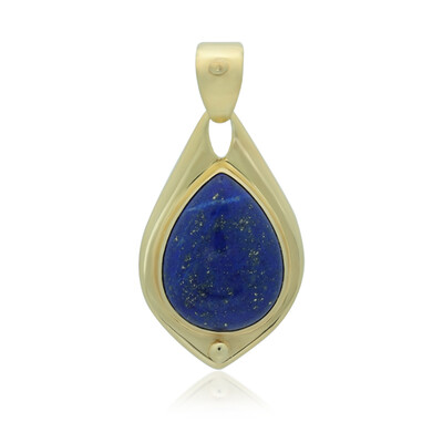 Zilveren hanger met een lapis lazuli