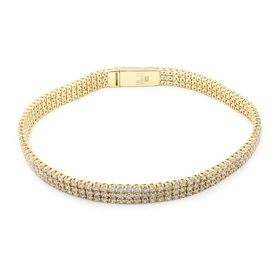 Gouden armband met I1 (H) Diamanten (CIRARI)