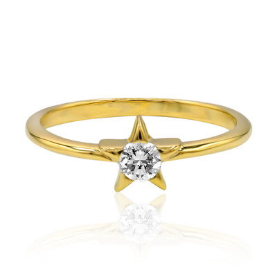 Gouden ring met een Diamant SI1 (G) (Annette)