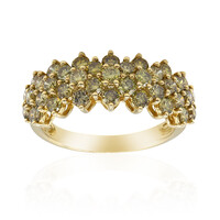 Gouden ring met SI2 Fancy Diamanten (CIRARI)