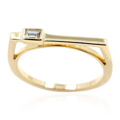 Gouden ring met een Diamant SI2 (G)