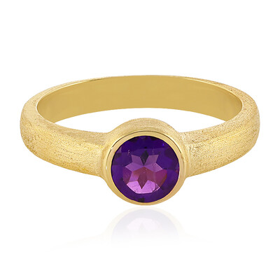 Zilveren ring met een amethist (MONOSONO COLLECTION)