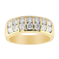 Gouden ring met Diamanten SI1 (G)