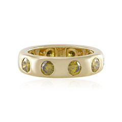 Gouden ring met I2 Gele Diamanten (de Melo)