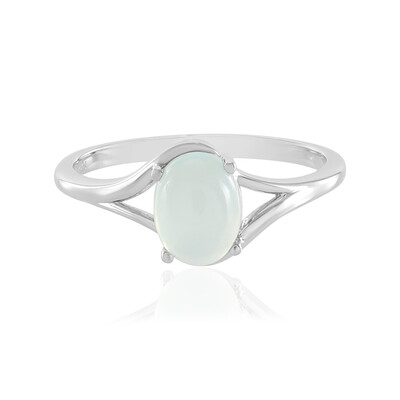 Zilveren ring met een Aqua Chalcedoon