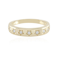 Gouden ring met VS2 (I) Diamanten