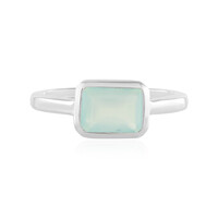 Zilveren ring met een Aqua Chalcedoon