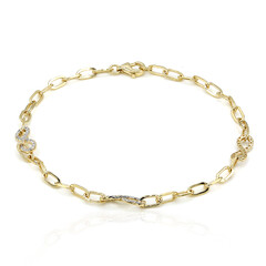 Gouden armband met SI2 (H) Diamanten (CIRARI)