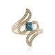 Gouden ring met een I1 Blauwe Diamant (de Melo)