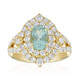 Gouden ring met een Paraiba toermalijn (CIRARI)