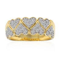 Gouden ring met Diamanten SI1 (G)