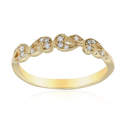 Gouden ring met I1 (H) Diamanten (CIRARI)