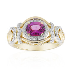 Gouden ring met een roze saffier (Rifkind 1894 Collection)