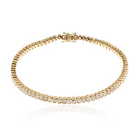 Gouden armband met I1 (H) Diamanten (CIRARI)