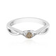 Zilveren ring met een I3 Champagne Diamant