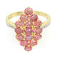 Gouden ring met Onverhitte Padparadscha Saffieren (AMAYANI)