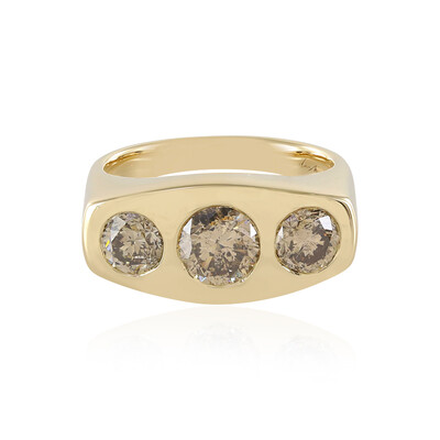 Gouden ring met een I2 Champagne Diamant (de Melo)